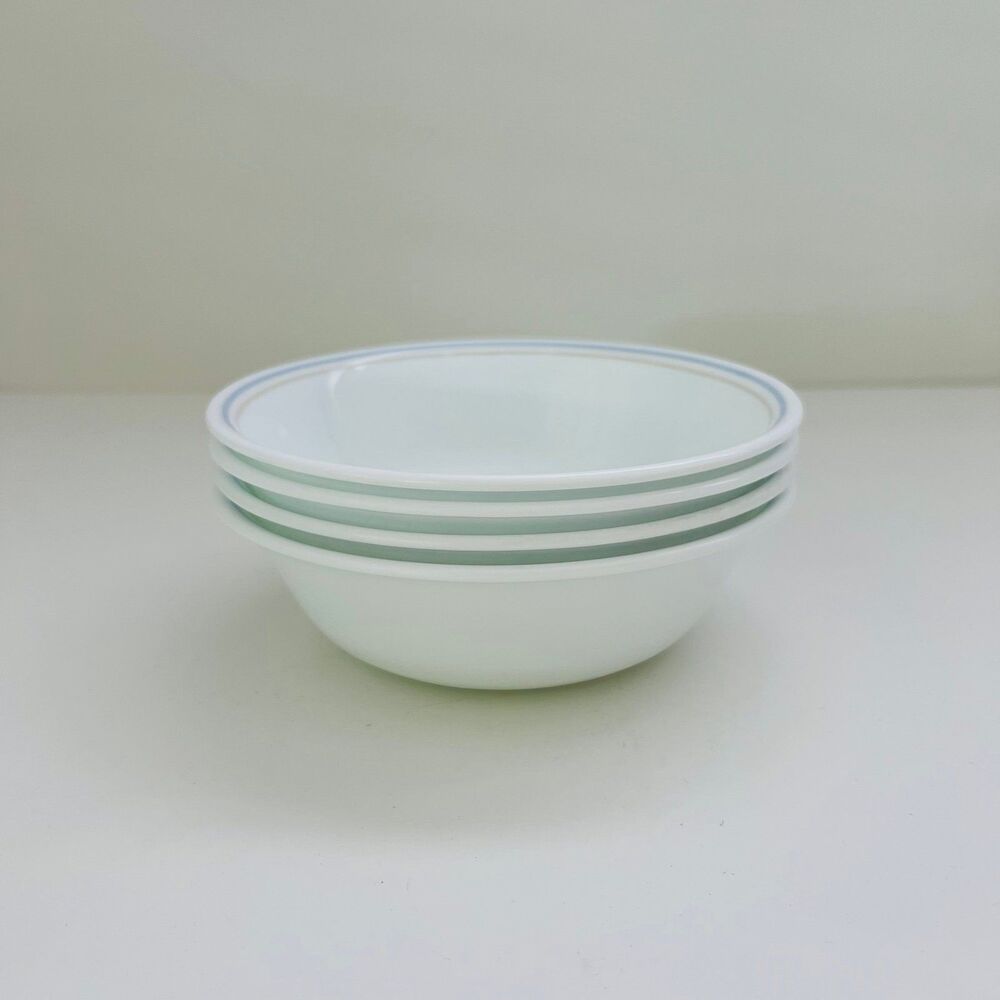 CORELLE Sea & sand 18 oz Glass Cereal/Soup Bowls (Set of 4)